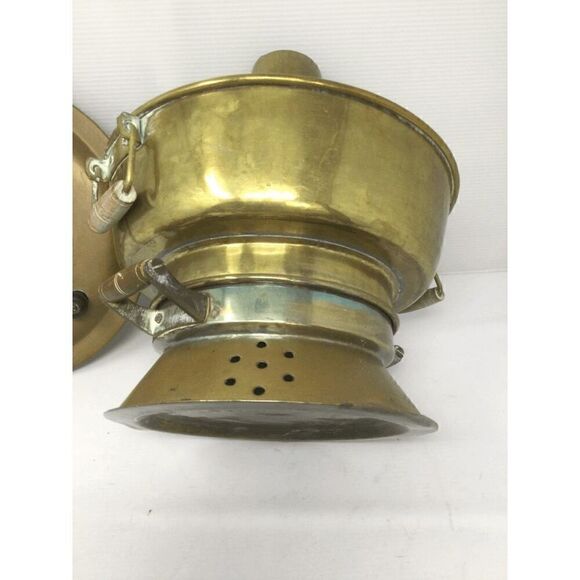 Vintage Brass Asian Hot Pot - Picture 4 of 12